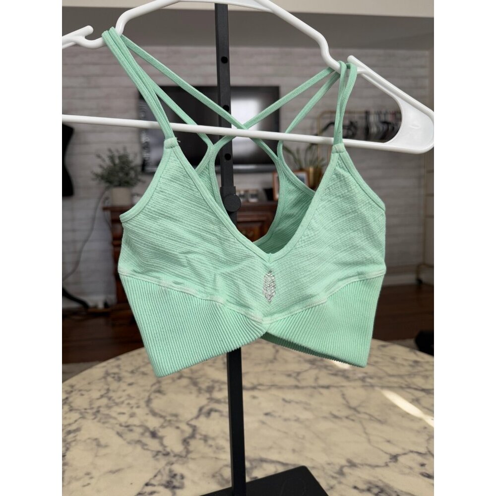 FP Movement by Free People Mint Green Strappy Sports Bra
